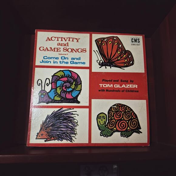 Tom Glazer & Children Activity And Game Songs Volume 1 Come On & Join the Game - Picture 1 of 3